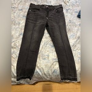 Express cropped skinny high rise jeans  14 R